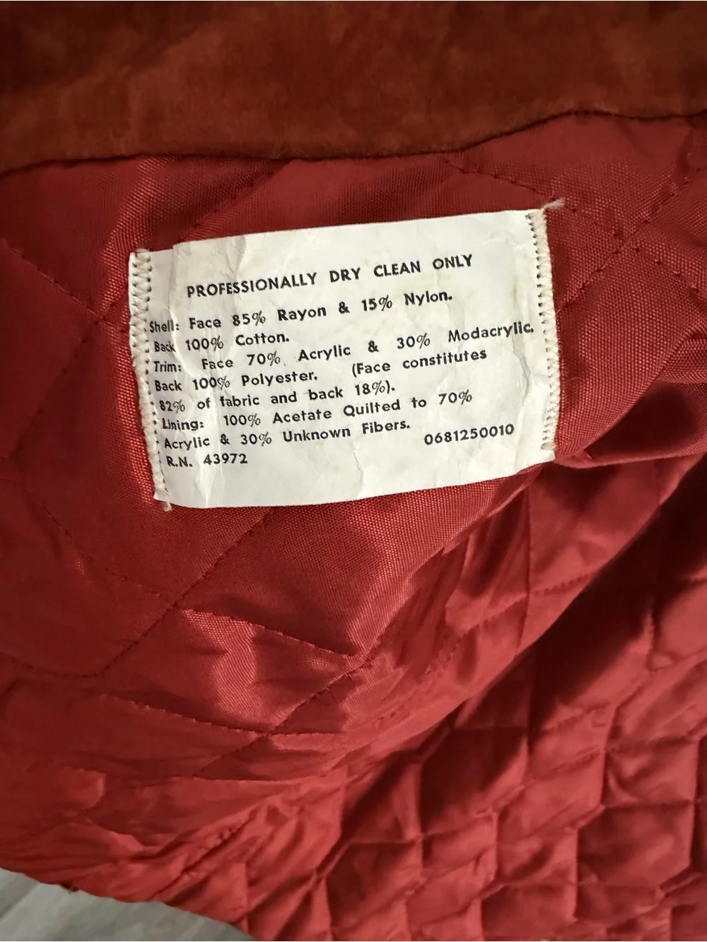 VTG 70’s Penny Lane FINGERHUT USA Coat trench jacket boho western retro afghan